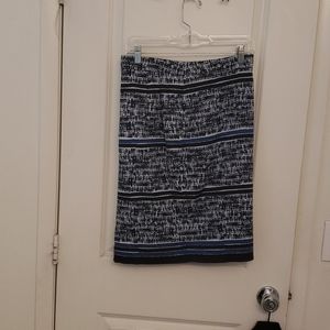 The Limited High Waisted Pencil Skirt Sz 4 Side Zip